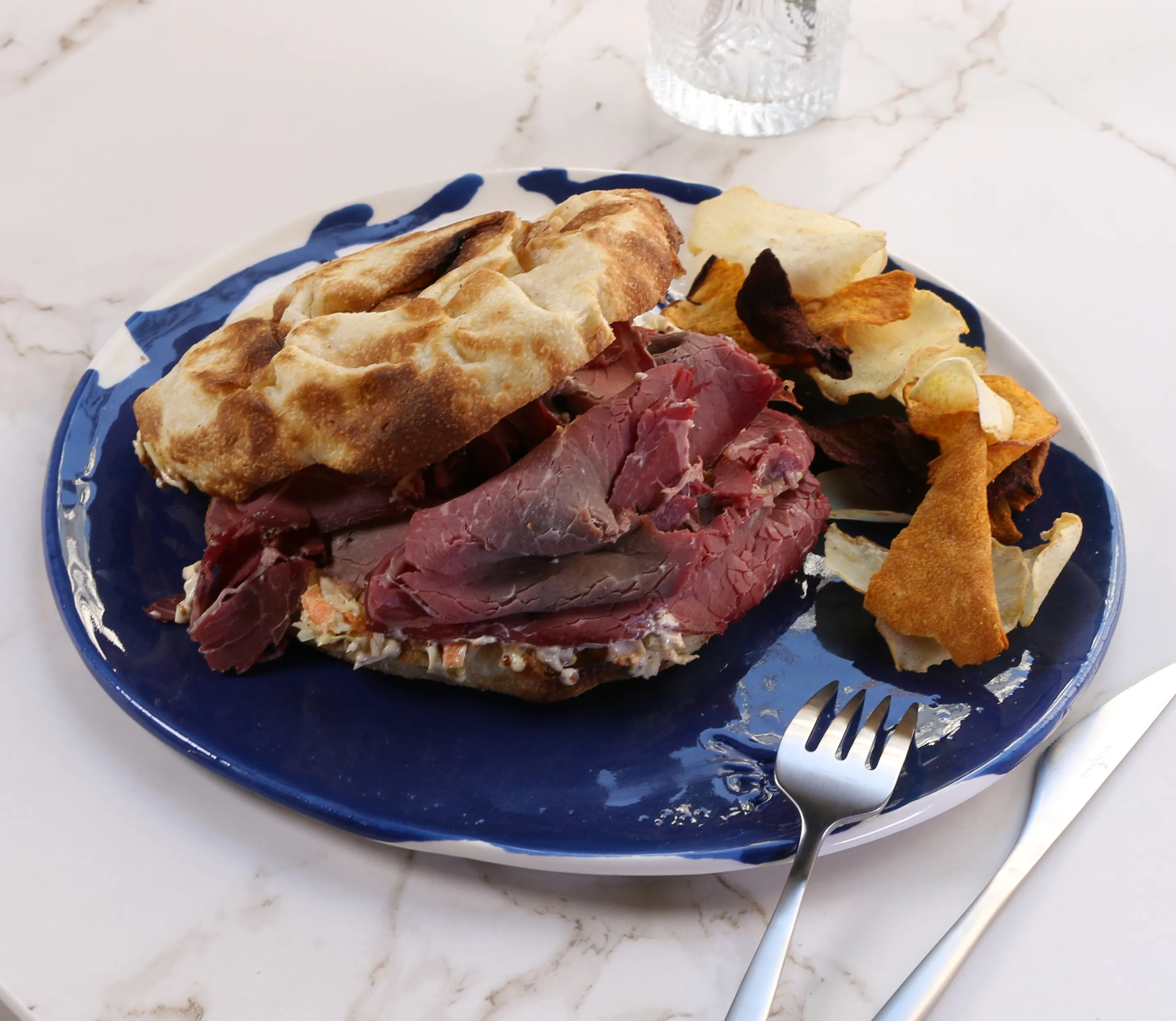 Sandwich de pastrami artesanal
